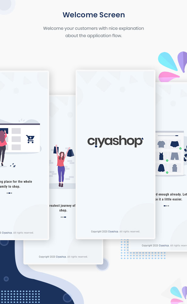 Ciyashop - eCommerce Application Adobe XD UI Kit - 2