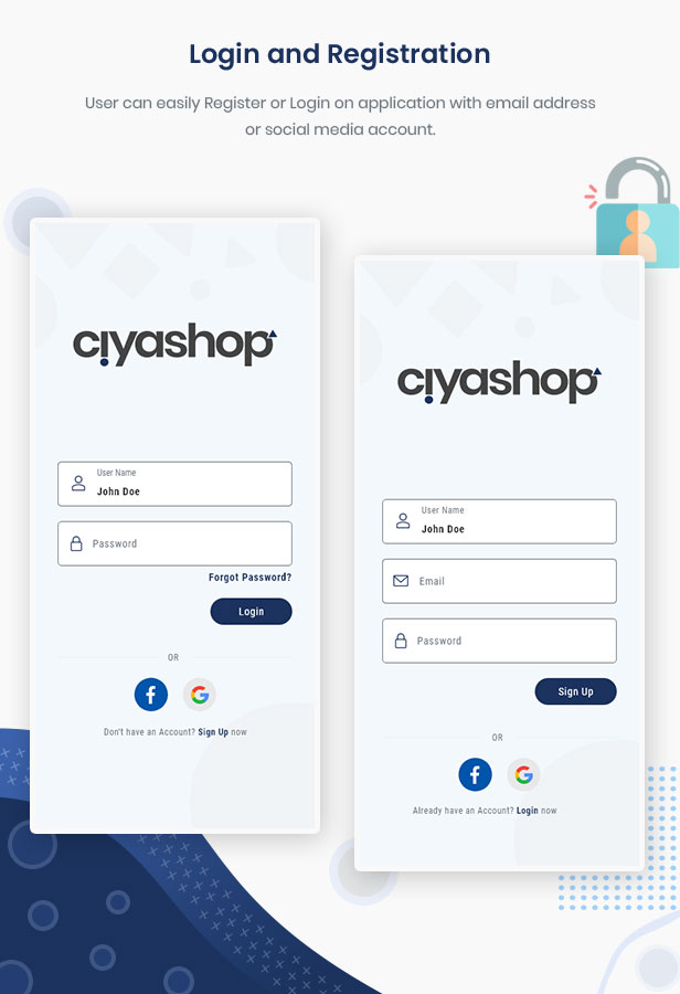 Ciyashop - eCommerce Application Adobe XD UI Kit - 3