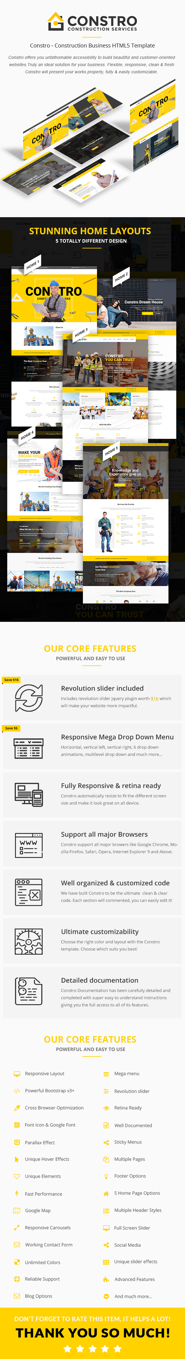 Constro - Construction Business HTML5 Template - 2