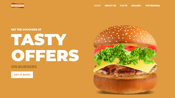 hamburger responsive site designer 3