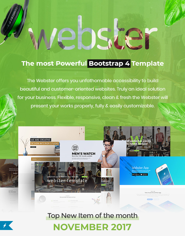 Webster - Responsive Multi-purpose HTML5 Template - 4